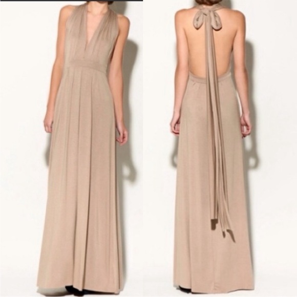 Tart Maxi Dress Nude Convertible Multi Wear - Picture 7 of 12